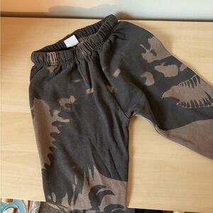 Zara Kids Brown Camouflage Joggers